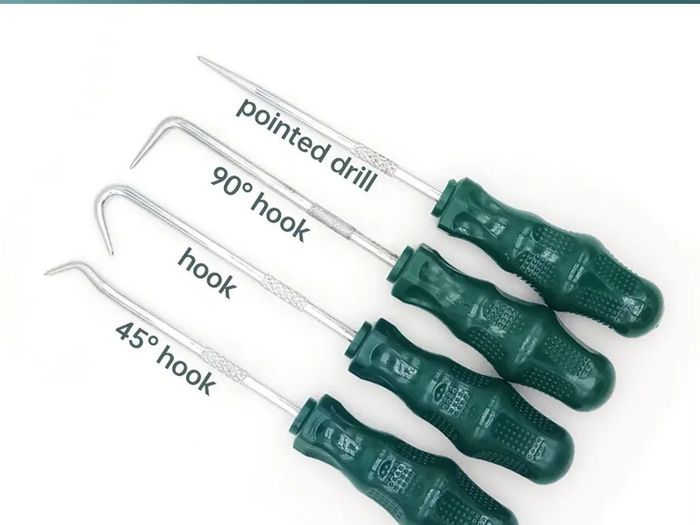 4Pcs 160mm Car Auto Vehicle Oil Seal Screwdrivers Set O Ring Gasket Puller Remover Pick Hooks Multifunction Tools