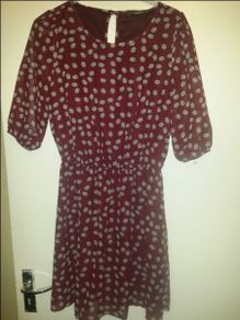 Beautiful mini/midi dress from Dunnes Owl pattern size UK10 EUR38 Postage included