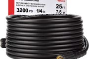 8M Pressure Washer Hose 1/4", 220 Bar/3200 PSI Kink Resistant High Power Washer Hose Replacement with M22 14mm Female Thread (FREE POSTAGE)