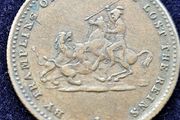 William IV Crowned 8 sept 1831 By Trampling On Liberty I Lost The Reins Medal Token