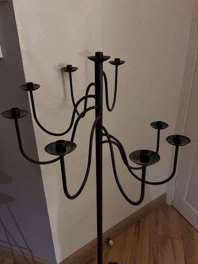 Wrought iron candelabra
