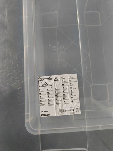 Ikea Samla box + lid 56x39x28 cm