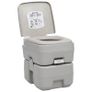 Portable Camping Toilet Grey 20+10 L Image 5