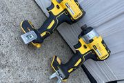DeWalt 18V XR Brushless Impact Drivers x2  Excellent Working Order