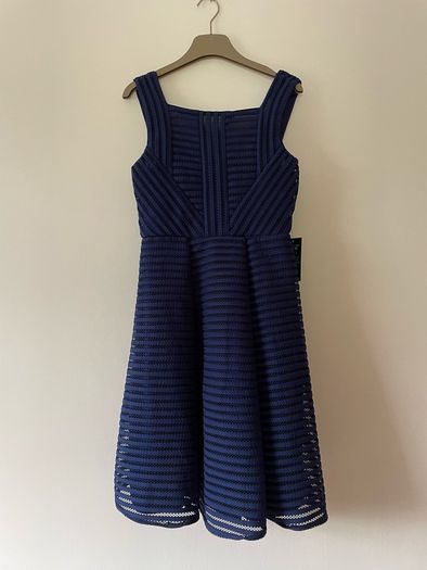 Stunning Marc Angelo Navy Occasion dress size 10 New with tags