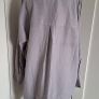 Grey pinstriped overshirt shirt Image 4