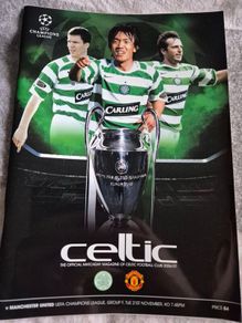 Celtic v Man Utd Official Match Day Magazine