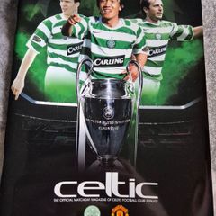 Celtic v Man Utd Official Match Day Magazine