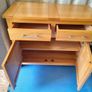 solid oak sideboard/ cabinet Image 2