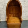 Late Victorian Pine Porters Chair. Image 4