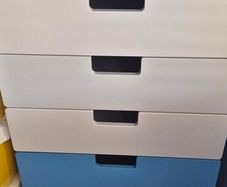 Tall chest of drawers and blanket box