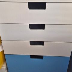 Tall chest of drawers and blanket box
