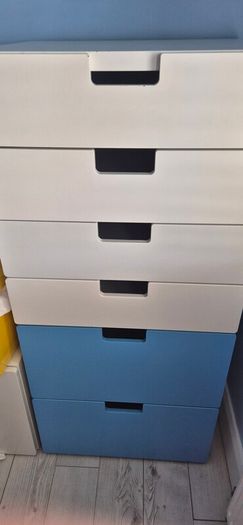 Tall chest of drawers and blanket box