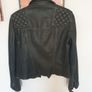 Allsaints Leather Jacket Size Uk 10 Image 7