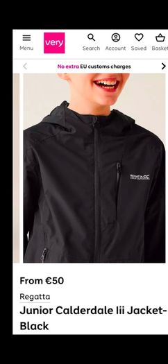 Kids Regatta Jacket - Size 14yrs