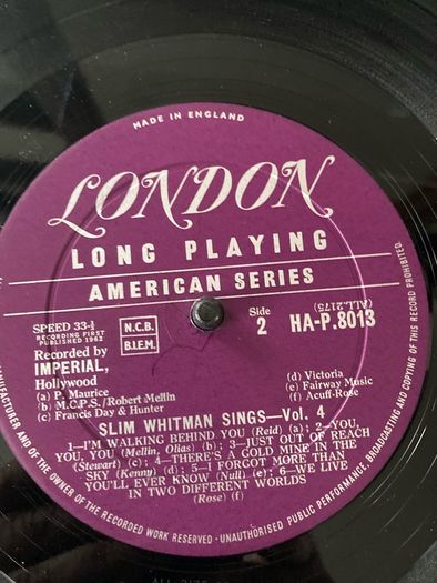 Slim Whitman - Slim Whitman Sings