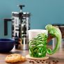 BRAND NEW Chameleon Ceramic Shaped Handle Mug Image 2