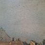 Vintage John Constable print on board Image 2