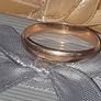 Vintage Soviet 14K Yellow Gold Wedding Band Image 7