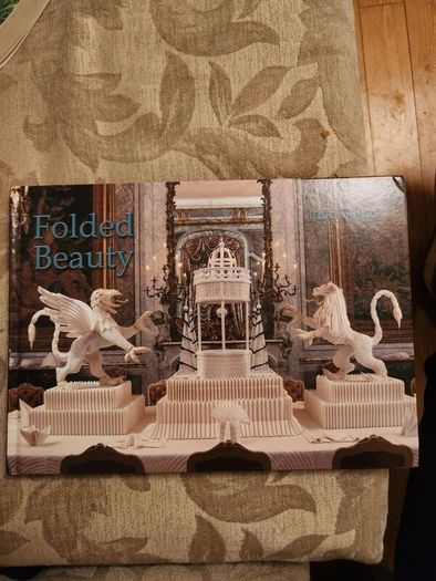 Folded Beauty. The Art Of Napkin Folding.  By John Sallas. Beautiful Illustrated Large Volume Hardbacks In Good Condition. 36.