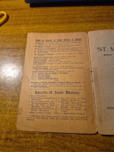 Antique, 1920. St Malachy Primate and Patron of Armagh. Irish Messenger Series