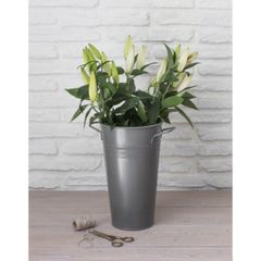 Classic Florist Bucket 30.5cm Charcoal GT45