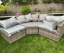 Rattan garden lounge set - new