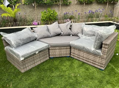 Rattan garden lounge set - new