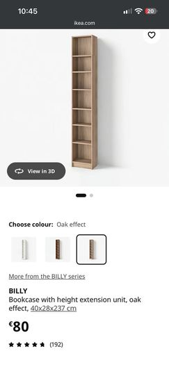 Ikea Billy Bookcases
