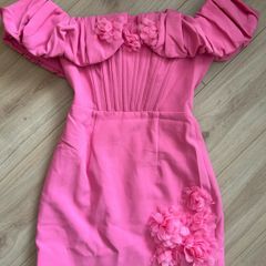 Mini pink dress- S -