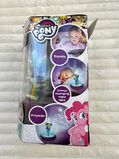 My Little Pony GoGlow Magic Night Light Rainbow Dash Damaged box Please see photos