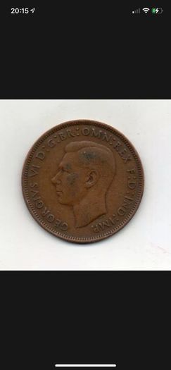 Great Britain One Penny 1945