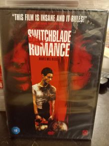 Switchblade Romance DVD new and sealed gory French horror movie