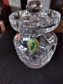 Waterford glass marmalade jar
