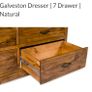 Galveston Dresser | 7 Drawer | Natural Image 3
