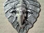 Stock Clearance: Beautiful 12cm Ganesh Wall Hanging for positive energy