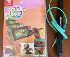 Nintendo Switch Colors Live Game and pen