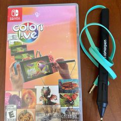 Nintendo Switch Colors Live Game and pen