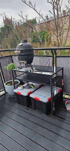 bbq steel table
