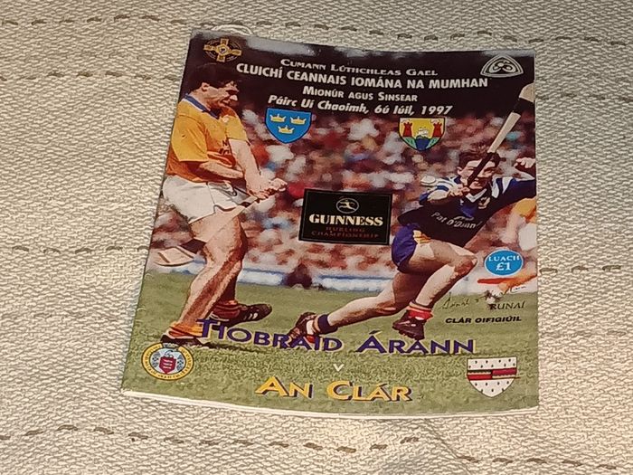 A Selection of Gaa programmes For Sale Here