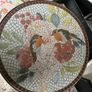 Mosaic bistro set with table and two chairs Image 2