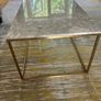 Marble & Gold Coffee Table & matching side table Image 2