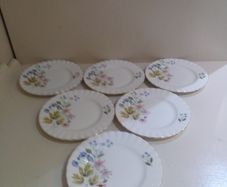 6 x side plates Richmond Bone China  'Wild Anemone'