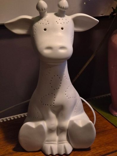 belleek pottery night light