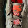 Nike Air Force 1 LV8 PRM Olive Green Orange UK4.5 Brand New and Unworn Image 7