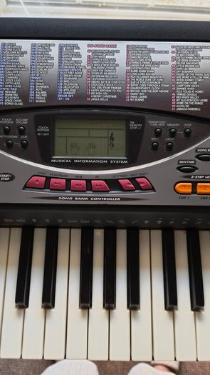 Casio keyboard LK 50 with a stand