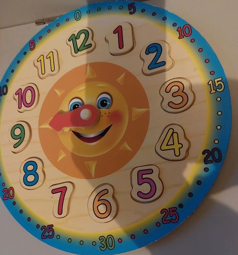 Wooden Educational Toy Clock (1465) 1