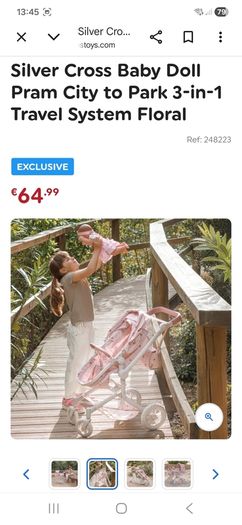 Silvercross 3 in 1 travel system