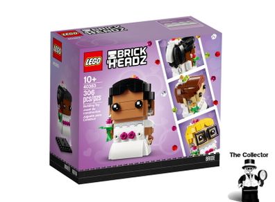 LEGO BrickHeadz Wedding Bride Set 40383 Brand New Factory Sealed