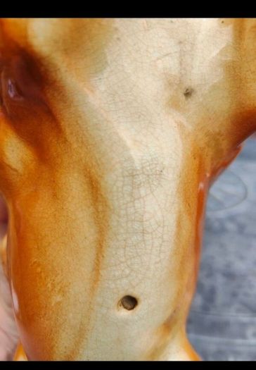 Stunning 15inch Staffordshire Lion Figure
